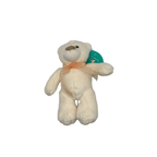 Charlie Bear with a gold ribbon
