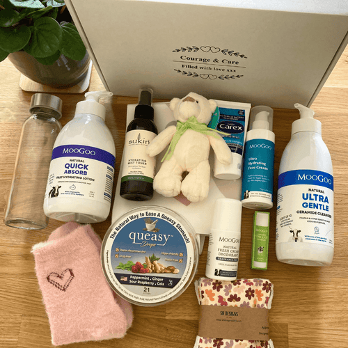 Chemotherapy Care Hospital Pack - For Her includes essential self and skincare products for hospital stays.