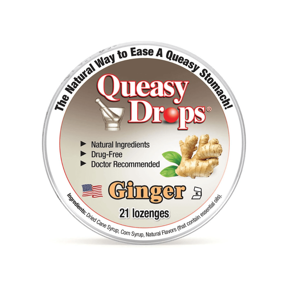 Queasy drops are natural and ease the feeling of sickness during chemotherapy treatment.